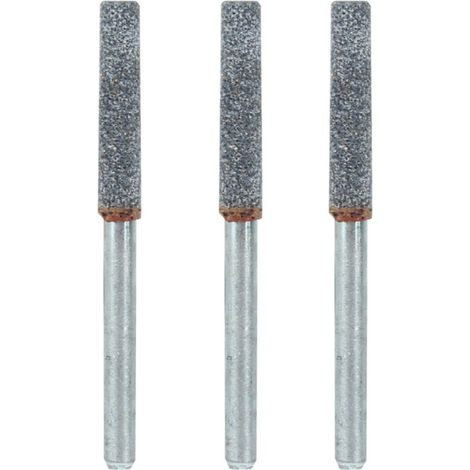 3-teilige Schleifscheiben für Kettensägen und Trimmer, Oregon-Schärfsteine, Diamantfeile 4 mm, 532 Zoll, Schärfwerkzeug