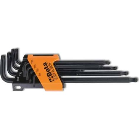 BETA Jeu de 8 clé mâles pour vis Torx longues 97BTXL/SC8 - 000970364 (1/3)