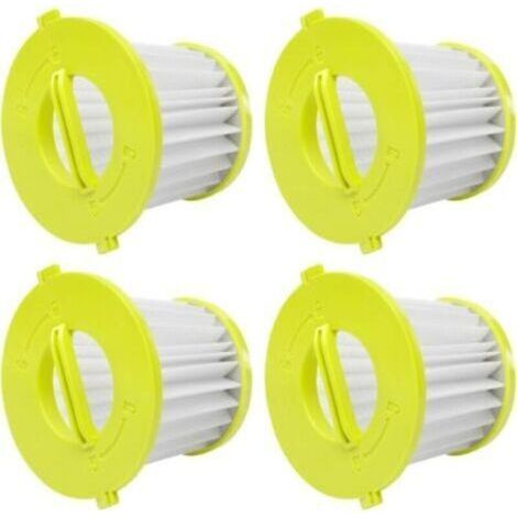 Lot de 4 Filtres HEPA pour Aspirateur Ryobi ONE+ PCL700, PCL704 Pièces de Rechange (1/5)