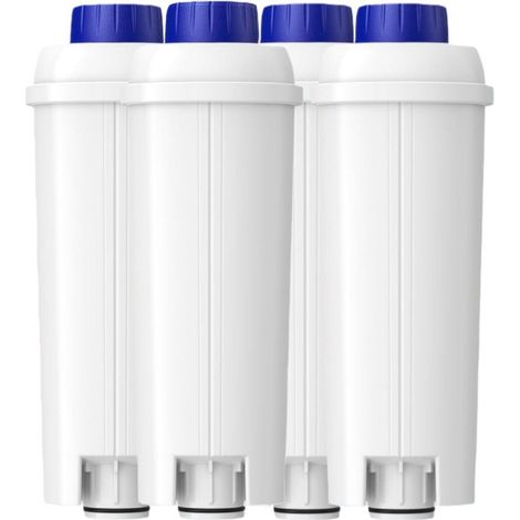 Filtre à eau de rechange pour machine à café compatible avec Delonghi DLSC002, résine de charbon actif, blanc (4 pièces) (1/5)
