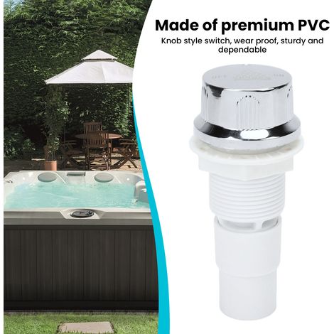 Robinet pour Spa et Jacuzzi PVC avec Bouton de Régulation Rotatif et Large Compatibilité (1/5)