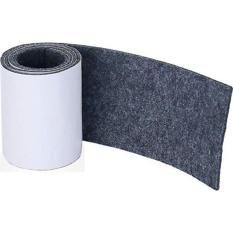 Bandes de feutre autocollantes de protection, longueur 100 cm, pour meubles en parquet, 100 x 5 x 0,5 cm (1/4)
