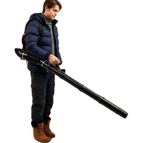 Souffleur de feuilles, 41,5 cc, 2,135 kW, Débit d'air 508,5 CFM, Style sac à dos, Poids net 8,84 kg (1/5)