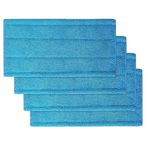 PA 4 Lingettes Réutilisables pour Balai Spray Swiffer Lavables Machine Nettoyage Serpillières (1/4)