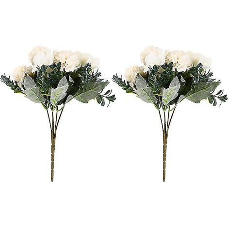 Nouveau lot de 2 décorations florales d'hortensia (1/3)