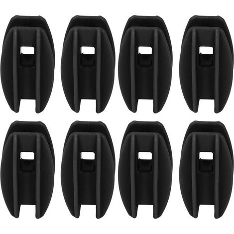 Elektrozaunisolator, ABS 100 Stück regensicherer Eckpfostenisolator für Weidezäune, Schwarz