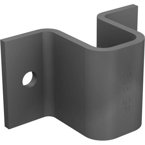 Finish – Gâche à pattes pour verrou renforcé – Acier galvanisé 14mm – Résistance à la corrosion – Installation rapide sur surfaces variées