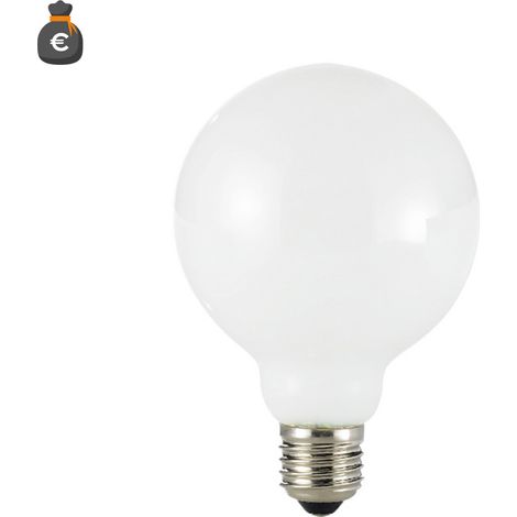 Alcapower Lampadina LED Globo G95 8W E27 Vetro Bianco 3000K 1000lm - Illuminazione Efficiente per Ambienti Raffinati e Comfort Visivo Ottimale
