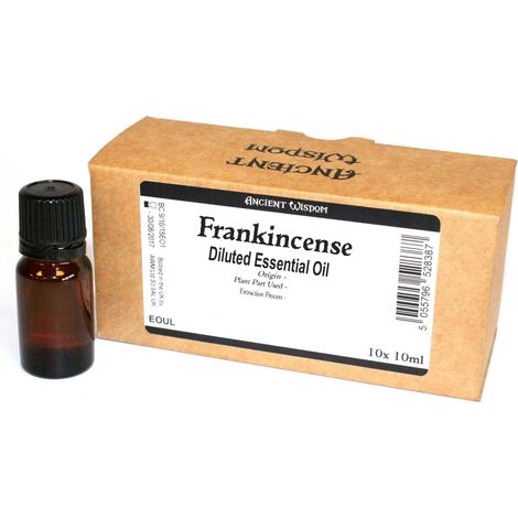 Étiquette sans marque d'huile essentielle diluée d'encens de 10 ml- Vendu par 1