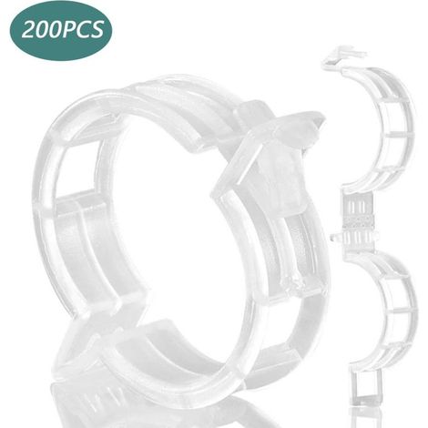 Garden Plant Clips – Reusable Support and Fastening Clips for Grafting, Plant Care, Protection of Vegetables and Flowers, Must-Have Tool, 200pcs