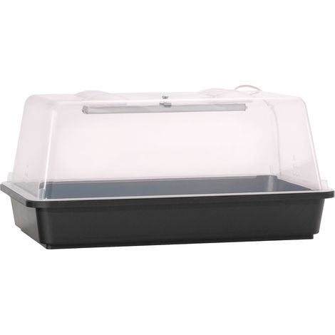 Romberg Lumio M LED Gewächshaus 38x24x19cm + LED Pflanzenleuchte, 20cm, 5Watt (1/4)