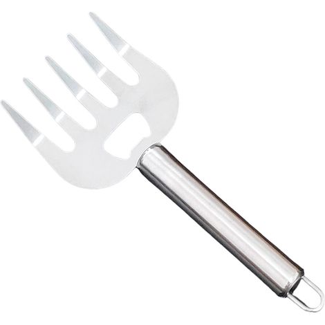 Trancheuse à viande multifonctionnelle en forme de griffe d'ours, effilocheuse à poulet et à bœuf, fourchette à découper pour barbecue (paquet de 8) (1/4)
