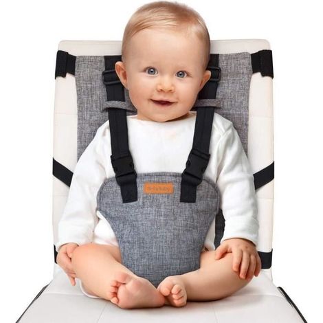 (Gris)Réhausseur Chaise Enfant et Bébé - Siège Table Bébé - Gris - Mixte - Réhausseur - Jusqu\'à 15 kg (1/4)