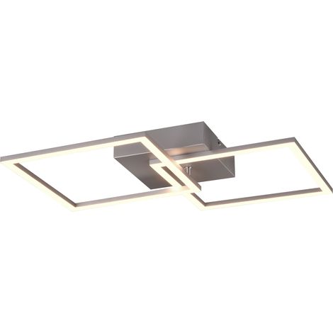 PLAFONNIER LED REALITY Trail R64492187 couleur titane, 20 W, 2250 lm, 3000 K (1/5)