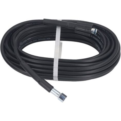 Tuyau de nettoyeur haute pression de 10 m, flexible antidéflagrant en caoutchouc PVC pour lavage de voiture, bride M22 x 1,5 mm-14 mm (1/5)