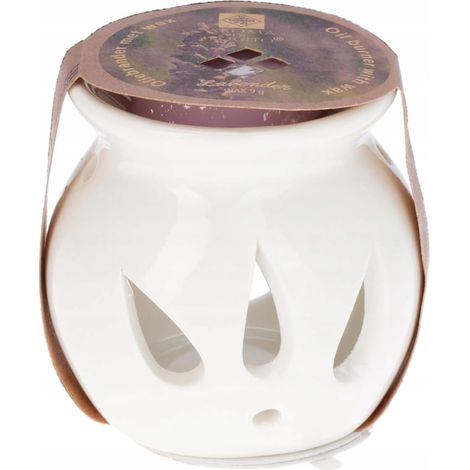 Cheminée décorative en céramique avec cire parfumée (1/3)
