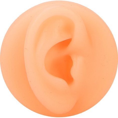 Modèle d'oreille en silicone pour acupuncture réutilisable - Oreille droite détaillée pour entraînement (1/5)
