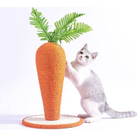 Griffoir Pour Chat - Poteau En Sisal 25x26 cm - Pour Chaton Et Chat Adulte - Intérieur - 1 Pièce (1/5)