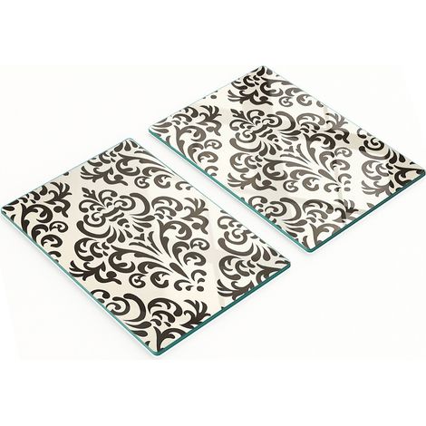 Tableros de vidrio decorativos multifuncionales con adornos impresos 2x40x52 cm