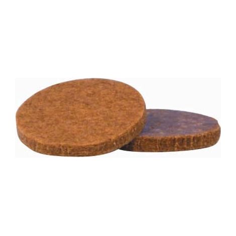 Patin feutre adhésif diam.33 marron x6 sc - ISO