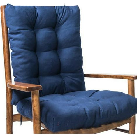 Coussin de Chaise Longue en Rotin 2 Pièces, Coussin de Jardin Extérieur pour Transat, Coussin de Banc pour Salon de Jardin, Rembourrage Résistant aux Intempéries (1/5)