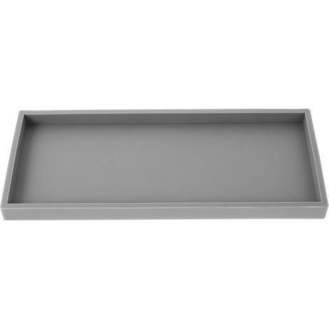 Plateau de Rangement Facile à Entretenir Élégant et Antidérapant en Silicone Bac D'évier Polyvalent pour Salle de Bain Cuisine pour Bijoux et Accessoires'-'-