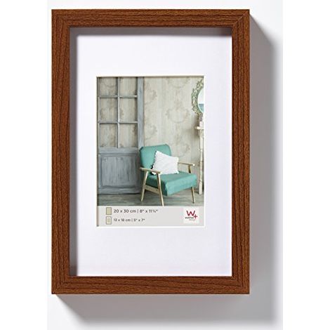 walther design noce 40 x 60 cm Cornice in legno di Stoccolma EA460N (1/4)