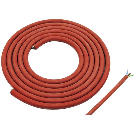 Câble en silicone flexible résistant à la chaleur 3 x 1,5 mm² Câble de sauna idéal pour poêles de sauna -60 °C à +180 °C (1/5)