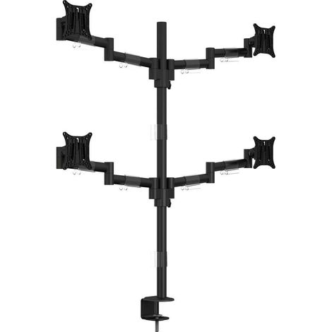 Multibrackets Soporte multi pantallas negro ajustable para escritorio (1/2)