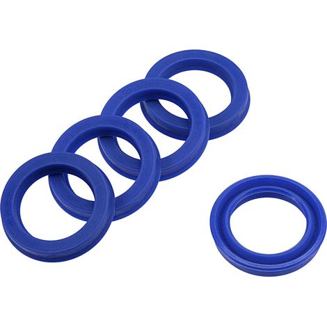 5 Pcs Joints Radiaux UN, Joints D'huile PU Industriels Pour Cylindres Hydrauliques (Bleu, 25-mm ID x 35-mm OD 6-mm Largeur) (1/5)