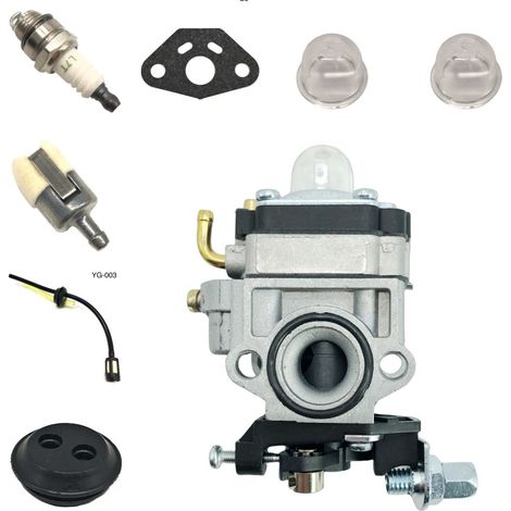 Vergaser-Reparatursatz für Rasenmäher, kompatibel mit den Modellen TH23, TH26, TH34, 23CC, 25CC und 26CC. (909-058-1) (1/4)