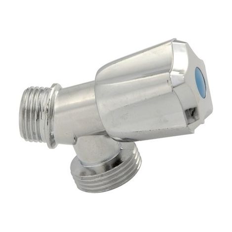 Rubinetto per lavatrice cromato 15x21 Uscita 20x27