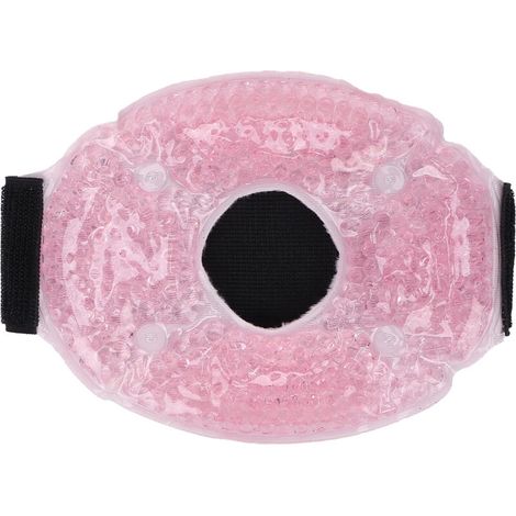 Wiederverwendbare Knie-Kühlpackung mit Gel – Wärme- oder Kältekompresse zur Schmerzlinderung – Rosa