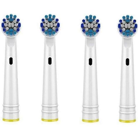 4 têtes de brosse à dents à poils souples pour le soin des gencives sensibles, têtes de rechange pour brosse à dents électrique pour un nettoyage en profondeur (1/5)