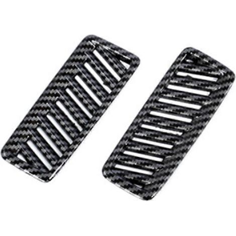 Cadre de décoration de couverture de ventilation de sortie d'air de tableau de bord de voiture en Fiber de carbone pour Harrier Venza 2020 – 2022 A (1/5)