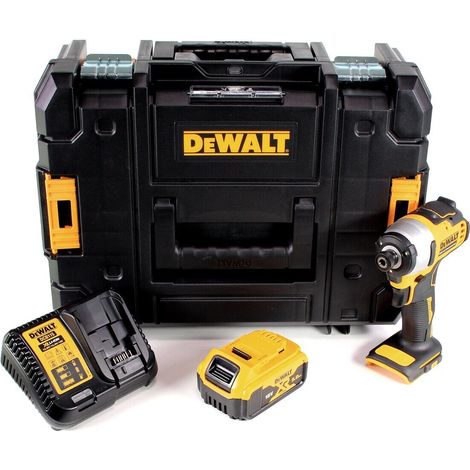 Dewalt – Visseuse à chocs sans fil 18V – Couple max 190Nm – Moteur Brushless – 1 batterie 5,0Ah et chargeur – Coffret de transport T-STAK - DCF809P1T (1/6)