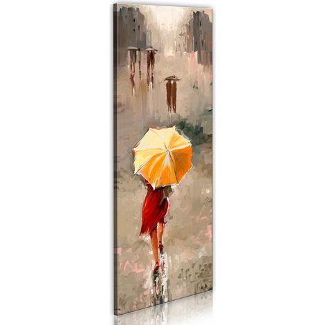 Tableau beauté sous la pluie - 40 x 120 cm
