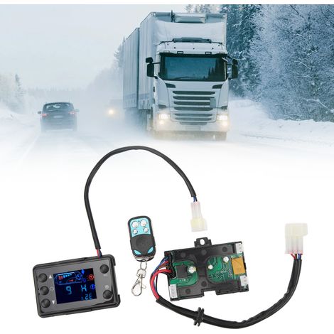 Zubehör für Standheizung: 12V Diesel-Standheizungs-Überwachungs- und Bedienfeld + Fernbedienung + Bedienfeld mit LCD-Bildschirm (Fernbedienung wird ohne Batterien geliefert). (1/5)