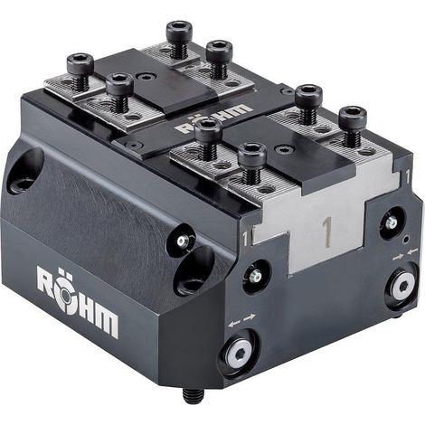 Röhm Tenaza autocentrante KZS-HG, tamaño 200, dentado en punta 1,5 x 60° - 181493
