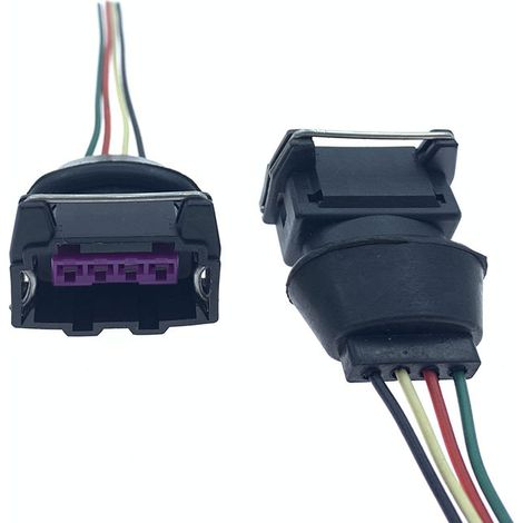 Suitable for Peugeot ignition coil, odometer sensor plug, universal 4-pin copper wire speed sensor plug for trucks (1/4)