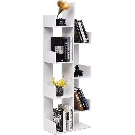 8-Tier Bookcase Multipurpose Bookshelf 8-layer Freestanding Bookcase (1/5)