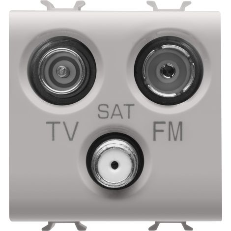 PRISE TV+FM+SAT 2M BEIGE GEWISS GW13382