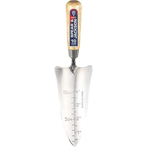 Spear & Jackson 3020SP Cazzuola da trapianto in acciaio inossidabile Neverbend (1/3)