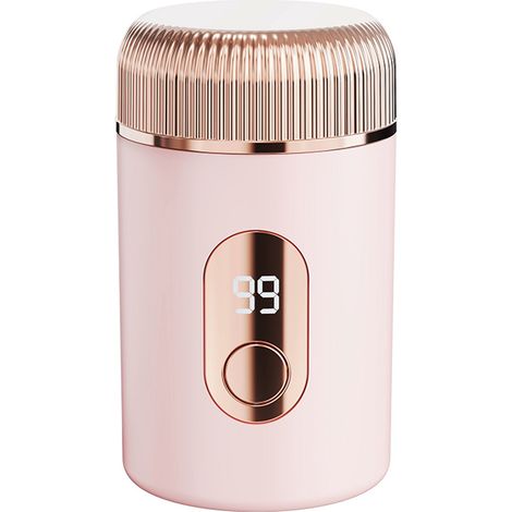 Tragbarer Mini-Elektro-Bikini- und Körperhaartrimmer für Frauen (rosa). (1/4)