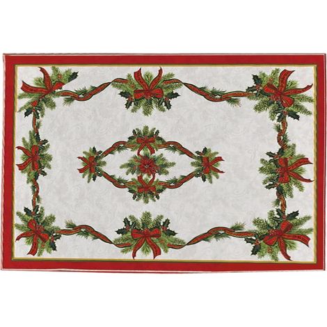 Tapis de Noël pour salon – Décoration pour sapin, textile de maison, tapis de sol pour salon, tapis d'intérieur (1/5)