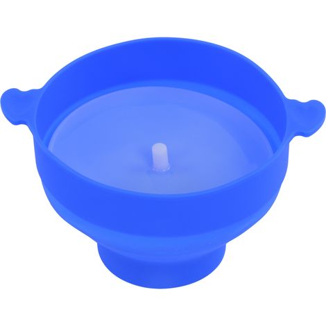 Bol Popcorn Silicone Pliable Avec Couvercle Transparent Et Poignée Pour Micro-ondes Fait Maison 1 Pièce (1/5)