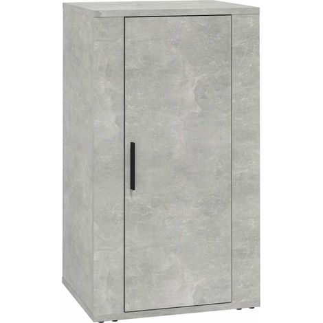 Sideboard/Anrichte/Buffet Betongrau 40x33x70 cm Holzwerkstoff LXWW240748 (1/5)