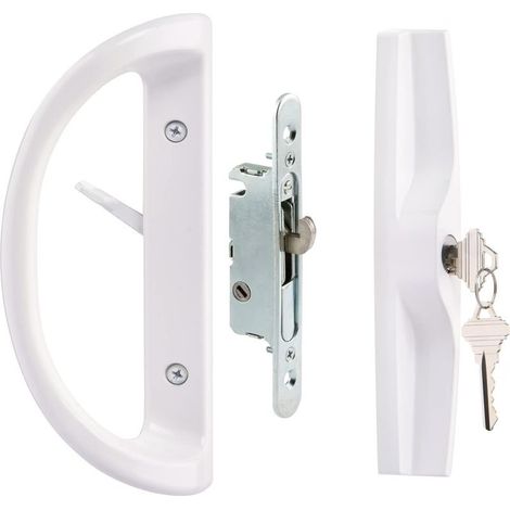 Fenêtre coulissante aluminium avec serrure – Poignée réversible pour portes bois et aluminium – Installation facile et sécurisée (1/5)