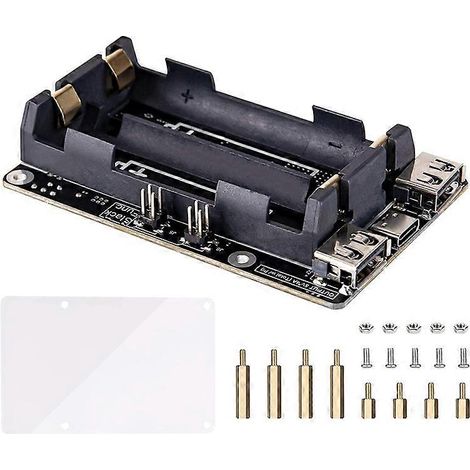 Carte d'extension de batterie pour onduleur Power UPS HAT 18 650 -- (1/5)