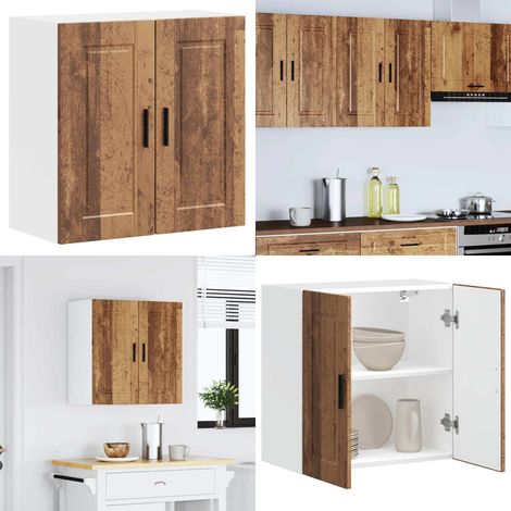 vidaXL Armoire murale de cuisine Porto vieux bois bois d'ingénierie (1/5)